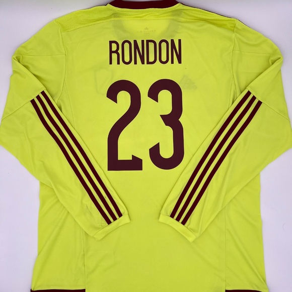 Rondon #23 Venezuela 2015/2016 Away ORIGINAL Adidas Long Sleeve Jersey XL